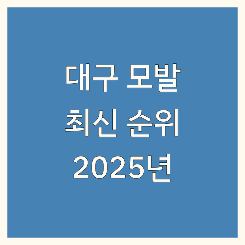 대구 모발이식 병원 비교 | 2024-2025 최신 순위 정리
